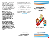 PDF Thumbnail for Public Health Speech & Language Referral Guide