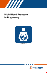 PDF Thumbnail for High Blood Pressure in Pregnancy