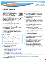 PDF Thumbnail for Corneal Abrasion