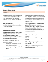 PDF Thumbnail for About Restraints - Acute Care