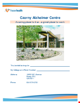 PDF Thumbnail for Czorny Alzheimer Centre - A caring place to live…a great place to work