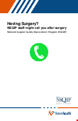PDF Thumbnail for Having Surgery? NSQIP staff may call you after surgery