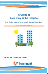 PDF Thumbnail for A Guide to Your Stay in Hospital: Information for children and teens with eating disorders