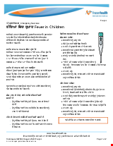 PDF Thumbnail for Fever in Children