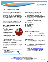 PDF Thumbnail for Limiting Sodium (Salt)