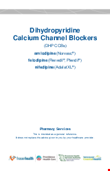 PDF Thumbnail for Dihydropyridine Calcium Channel Blockers 
