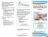 PDF Thumbnail for Hospice Palliative Care Supports and Services