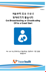 PDF Thumbnail for Get Breastfeeding or Chestfeeding Off to a Good Start