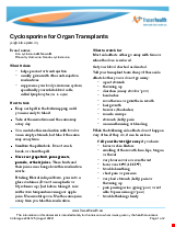 PDF Thumbnail for Cyclosporine for Organ Transplant