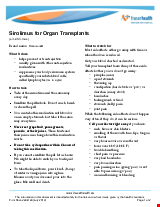PDF Thumbnail for Sirolimus for Organ Transplant