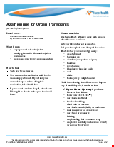 PDF Thumbnail for Azathioprine for Organ Transplant