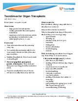 PDF Thumbnail for Tacrolimus for Organ Transplant