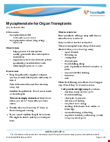 PDF Thumbnail for Mycophenolate for Organ Transplant