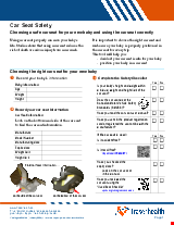 PDF Thumbnail for Car Seat Safety - Choosing a safe car seat for your new baby and using the car seat correctly
