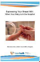 PDF Thumbnail for Expressing Your Breast Milk: When Your Baby is in the Hospital 