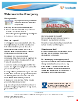 PDF Thumbnail for Welcome to the Emergency Department