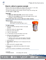 PDF Thumbnail for How to collect a sputum sample