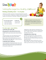 PDF Thumbnail for Live 5-2-1-0 Raising a healthy eater - 1 to 4 years