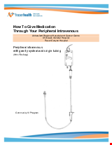 PDF Thumbnail for How to Give Medication Through Your Peripheral Intravenous (NON-Flex)