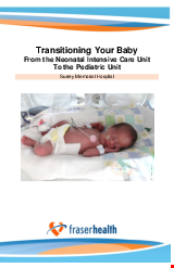 PDF Thumbnail for Transitioning Your Baby From the Neonatal Intensive Care Unit To the Pediatric Unit