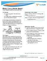 PDF Thumbnail for Minor (Open) Hernia Repair  - Your Surgery and Recovery at Home