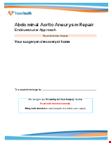 PDF Thumbnail for Abdominal Aortic Aneurysm - Endovascular Aneurysm Repair (EVAR)