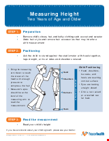 PDF Thumbnail for Measuring Your Height Two Years of Age and Older