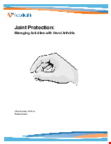 PDF Thumbnail for Joint Protection: Managing Activities with Hand Arthritis