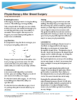 PDF Thumbnail for Physiotherapy After Breast Surgery