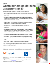 PDF Thumbnail for Being Baby Friendly (small poster)