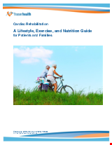 PDF Thumbnail for Cardiac Rehabilitation: A Lifestyle, Exercise, and Nutrition Guide for Patients and Families