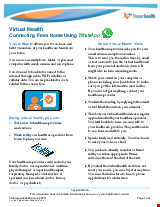 PDF Thumbnail for Virtual Health: Connecting from Home Using WhatsApp