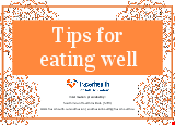 PDF Thumbnail for Tips for eating well