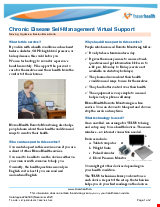 PDF Thumbnail for Chronic Disease Self-Management Virtual Support