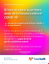 PDF Thumbnail for COVID-19 Immunization: Second Dose Poster (SMALL)