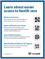 PDF Thumbnail for Easier Access to Health Care flyer
