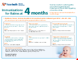 PDF Thumbnail for Immunizations for Children at 4 Months