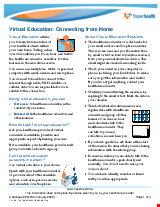 PDF Thumbnail for Virtual Education: Connecting from Home