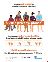 PDF Thumbnail for Get Checked Online for Sexually Transmitted Infections {FHPublic} Small Poster A