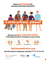 PDF Thumbnail for Get Checked Online for Sexually Transmitted Infections {FHComm} Small Poster A