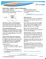 PDF Thumbnail for Bartholin's Gland Cyst or Abscess