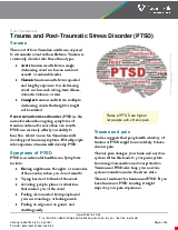 PDF Thumbnail for Trauma and Post-Traumatic Stress Disorder (PTSD)