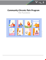 PDF Thumbnail for Community Chronic Pain Program - Booklet