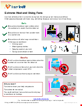 PDF Thumbnail for Extreme Heat and Using Fans