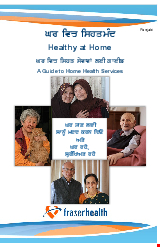 PDF Thumbnail for Healthy at Home: A guide to Home Health Services
