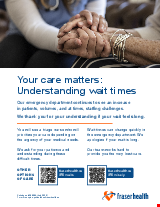 PDF Thumbnail for Your Care Matters: Understanding Wait Times