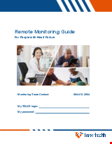 PDF Thumbnail for Remote Monitoring Guide for People with Heart Failure