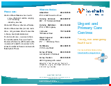 PDF Thumbnail for Urgent and Primary Care Centres