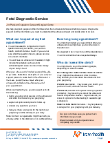 PDF Thumbnail for Fetal Diagnostic Service