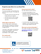 PDF Thumbnail for Rapid Access Clinic for Low Back Pain